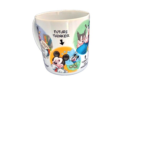 Vintage Disney Office Mug - Mickey Minnie Donald - Staff Manager Coffee Cup - Picture 4 of 6